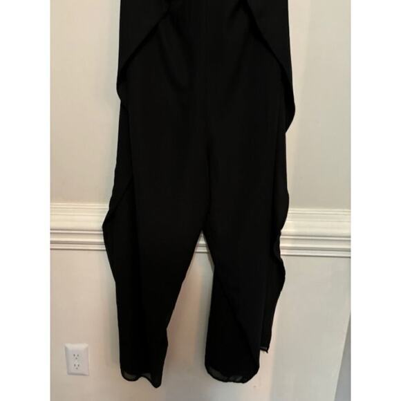 ELOQUII Jumpsuit Romper Plus Size 20 Black Halter Date Night Out Wedding NWT - Picture 6 of 7